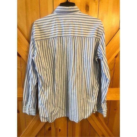 US Expedition Size Large Striped Cotton Long Sleeve Button Up Shirt Nwt (3299) - Picture 3 of 3